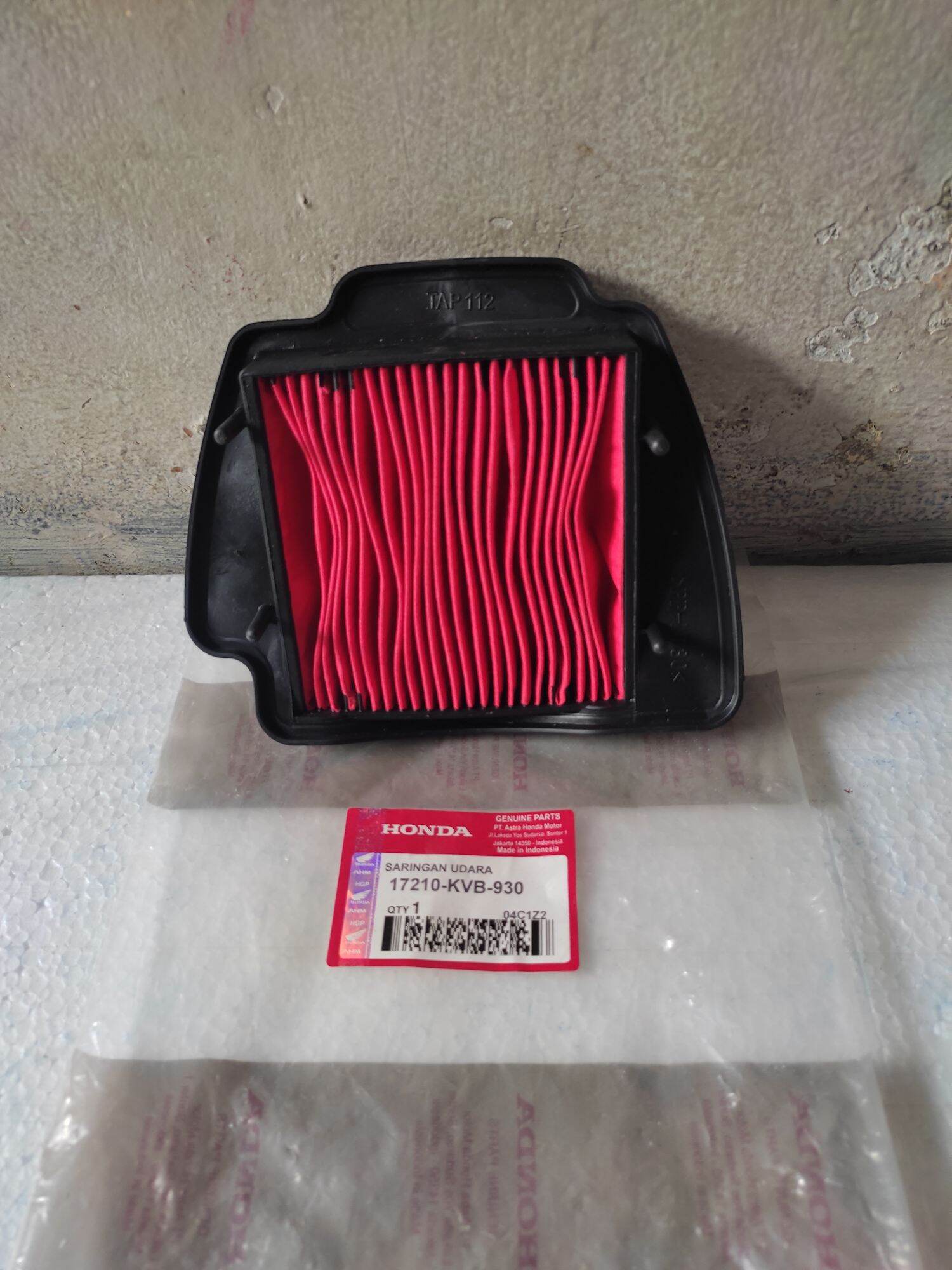 FILTER UDARA VARIO 110 KARBU VARIO TECHNO 110 KARBU KODE KVB Lazada