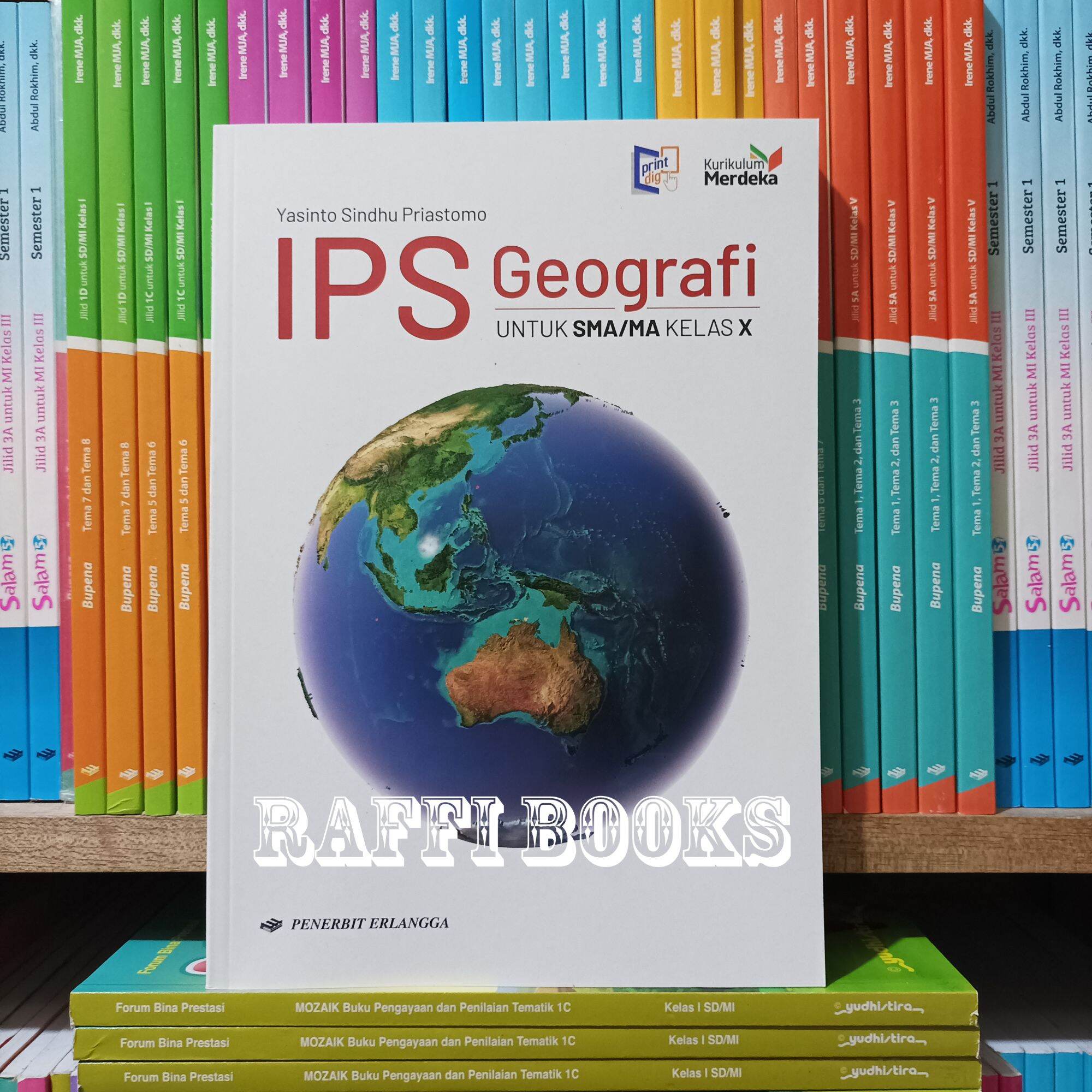 Buku IPS Geografi Kelas 1 X 10 SMA Kurikulum Merdeka Erlangga