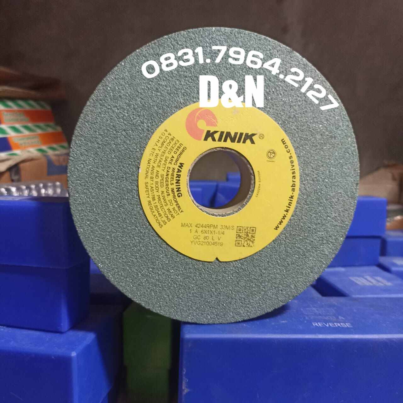 Batu Gerinda Duduk KINIK 6x1x1 1 4 Grit 120 Batu Gerinda Poles Asah 6