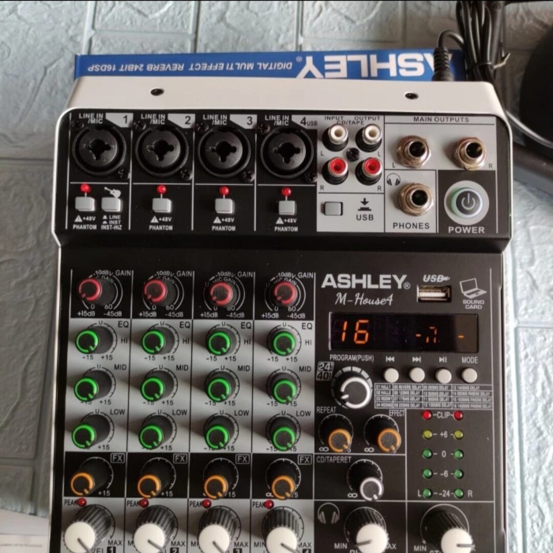 Mixer Audio Ashley M House M House Mhouse Original Channel