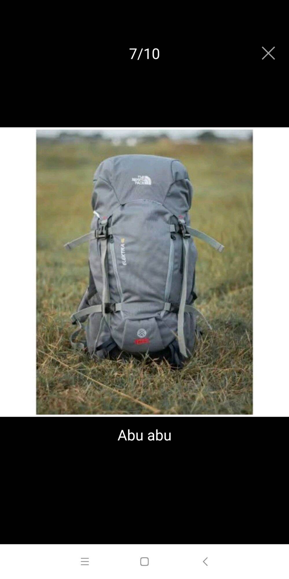 Tas Gunung Carrier TNF 45 Liter Lazada Indonesia