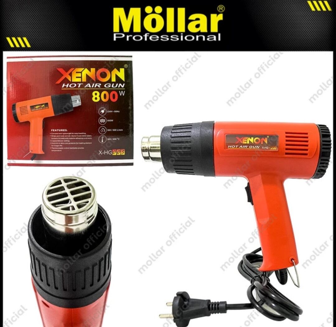 Xenon Hg Mesin Heat Gun Hot Air Gun Pistol Pemanas Hot Gun Watt