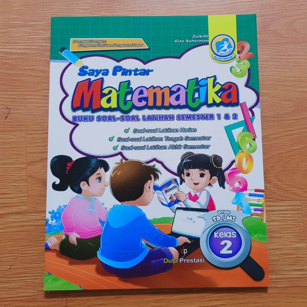 BUKU SAYA PINTAR MATEMATIKA UNTUK SD MI KELAS 2 DISERTAI KUNCI JAWABAN