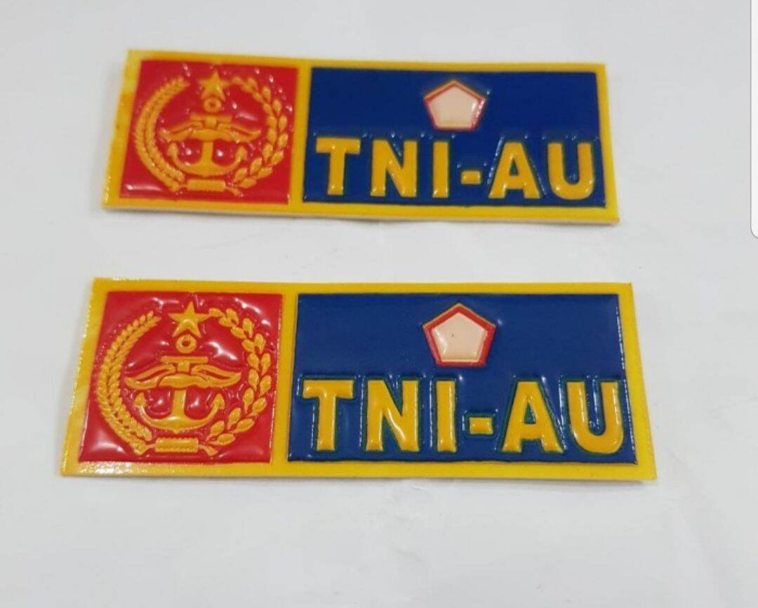 Stiker Plat Embos Tni Au Stiker Plat Motor Tni Au Stiker Tni Au