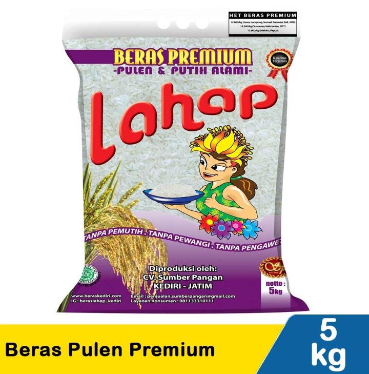 Beras Premium Lahap Kg Lazada Indonesia