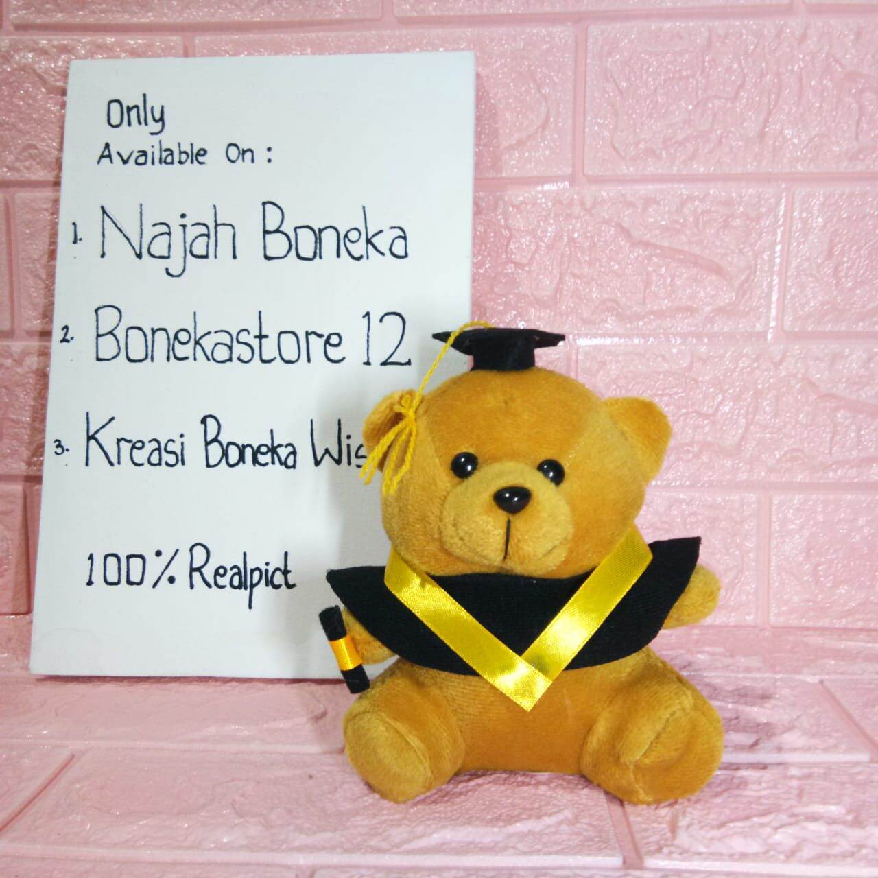 Promo Mega Sale 11 11 Boneka Mini Boneka Bear Wisuda Boneka Karakter