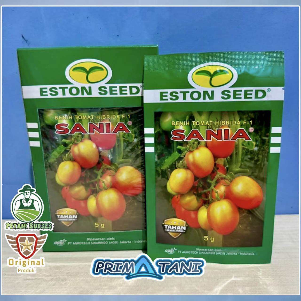 Benih Tomat Hibrida F1 SANIA 5gr Kemasan Pabrik ESTON SEED Lazada