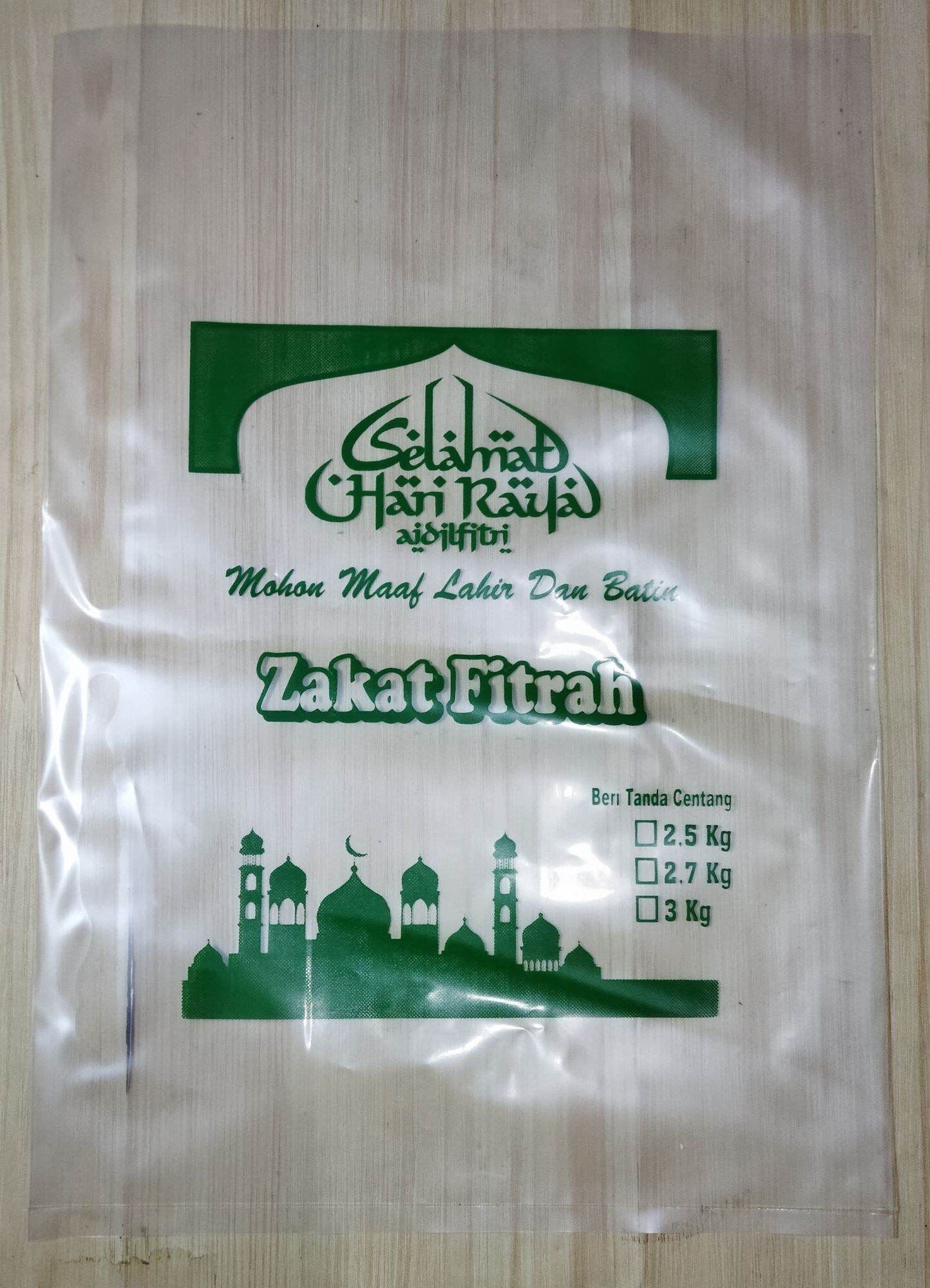 Plastik 3 KG ZAKAT Isi 100 Lazada Indonesia