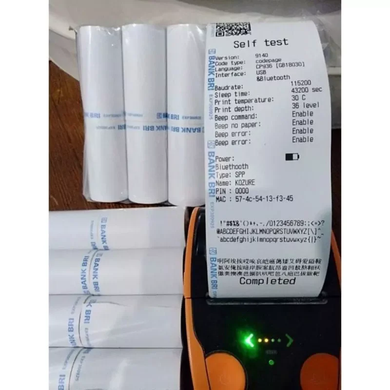 Kertas Thermal Logo Bri Ukuran X Mm Paket Roll Lazada Indonesia