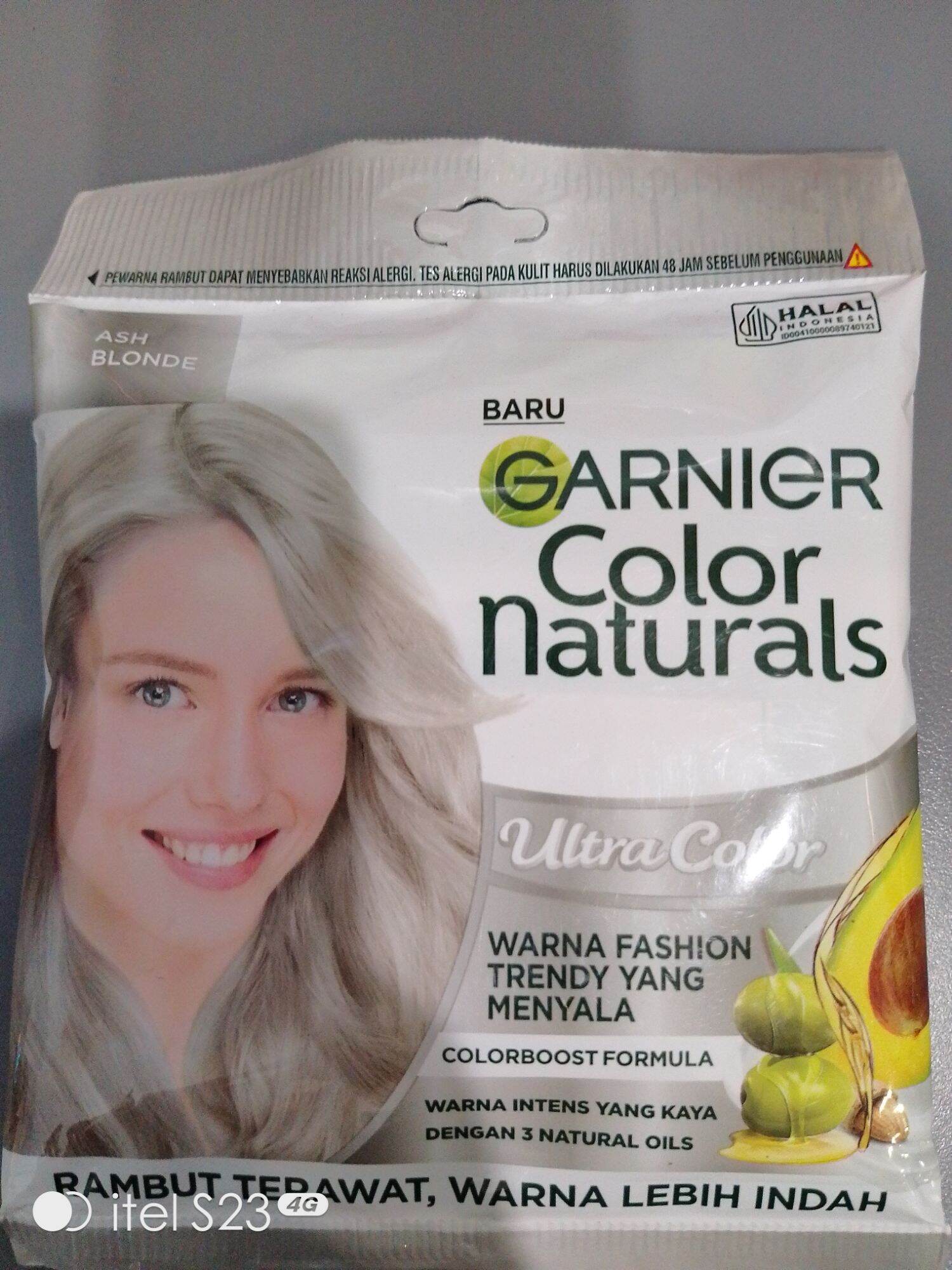 Garnier Color Naturals Ultra Color Ash Blonde Mlx G Sachet Lazada