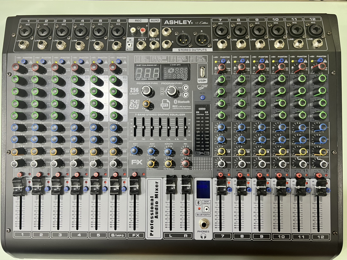 Mixer 12 Channel Ashley 12 Edition Original Ashley Lazada Indonesia