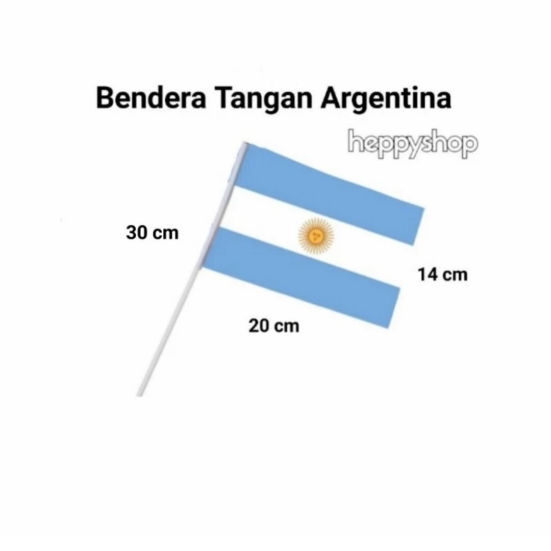 Bendera Tangan Stik Pawai Negara Argentina Lazada Indonesia