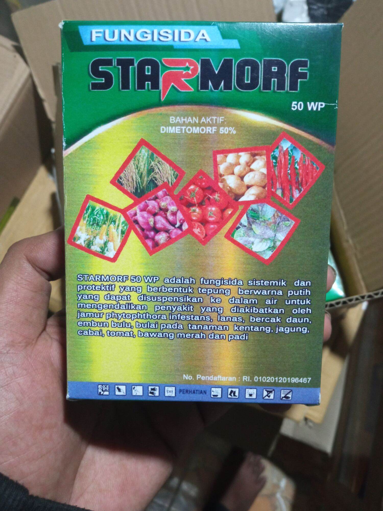 Fungisida STARMORF 50wp Isi 10gram Pengendali Jamur Phytophthora