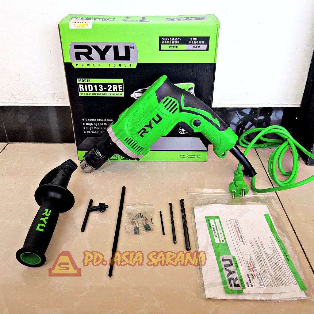 Ryu Rid Re Bor Tembok Beton Impact Drill Mm Japan Technology