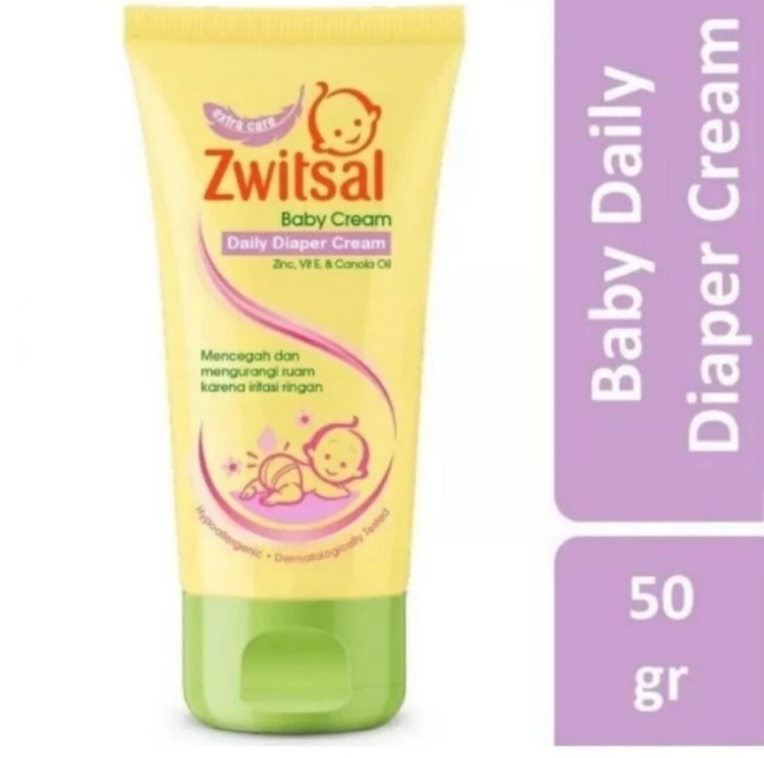 Zwitsal Baby Daily Diaper Cream Extra Care 50gr Krim Bayi Ruam Popok