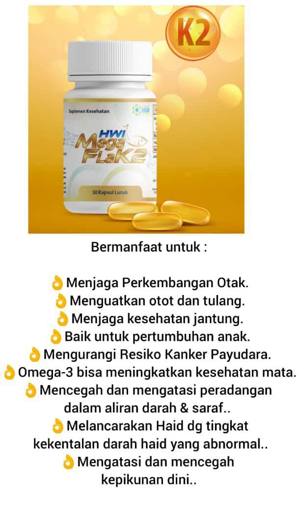 MEGA FLAK2 HWI MINYAK IKAN FISH OIL MEGA FLAK2 MINYAK IKAN OMEGA