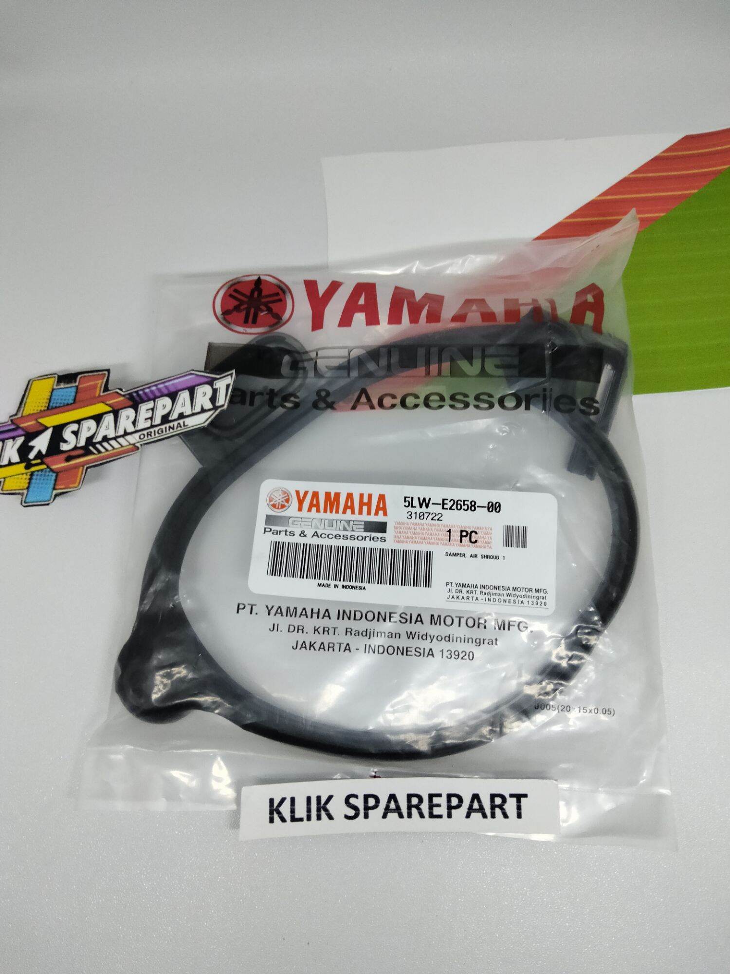 Karet Tutup Kipas Yamaha Mio Sporty Smile Soul Nouvo Fino Original YGP