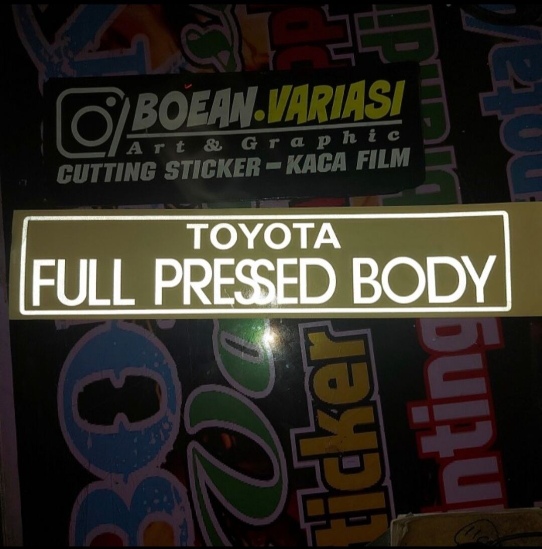 Cutting Sticker Kijang Sticker Toyota Full Pressed Body Lazada Indonesia