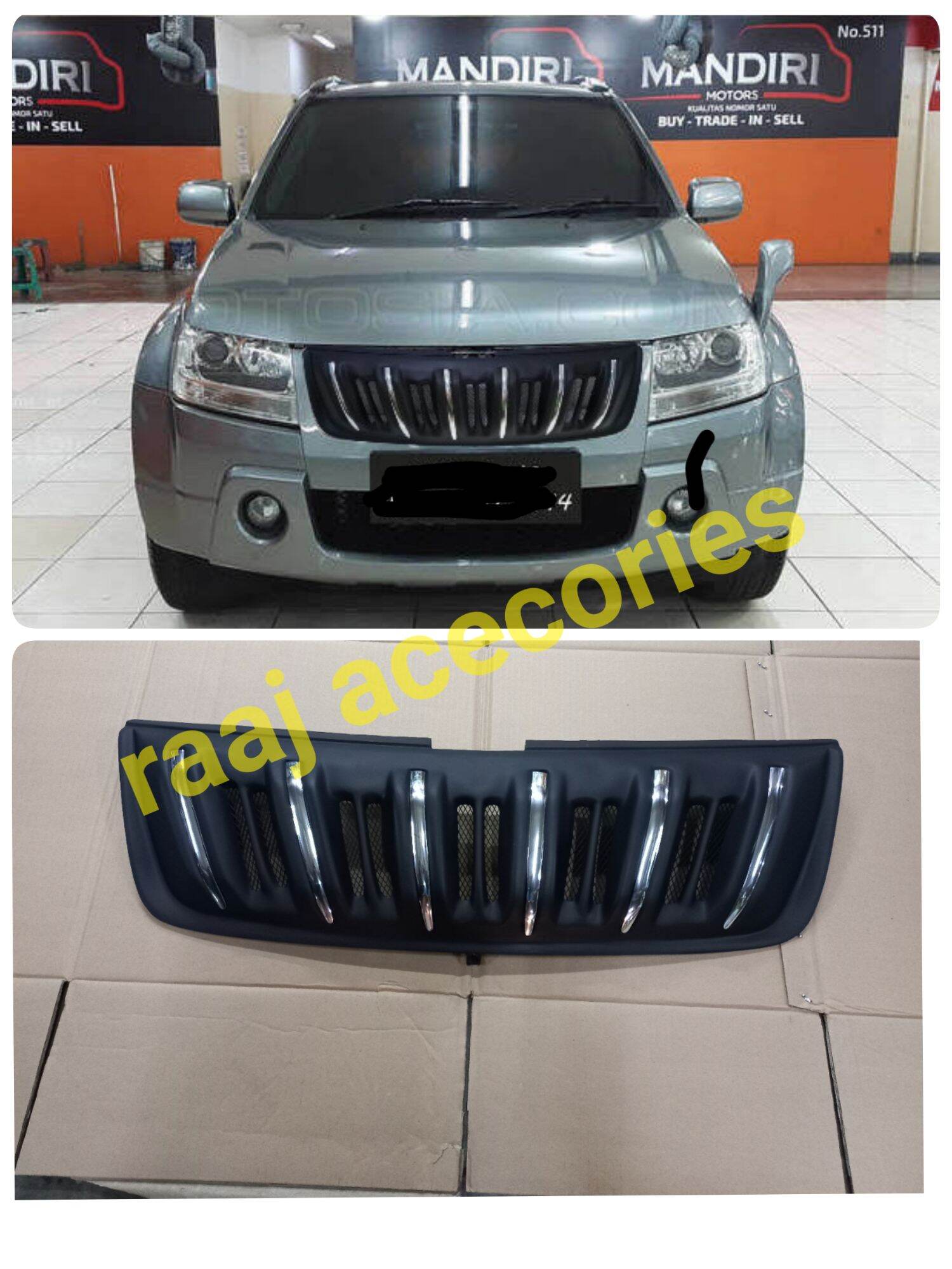 Grill Grand Vitara Model Apollo Hitam Doof Lis Ready Warna Lazada