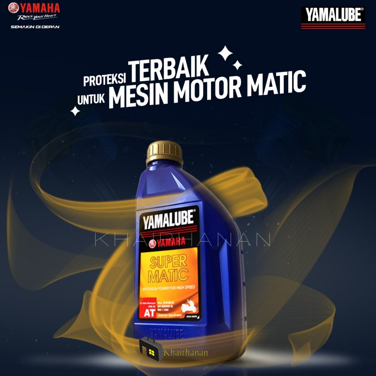 Oli Mesin Yamalube Super Matic Proteksi Terbaik Motor Matic Sae W