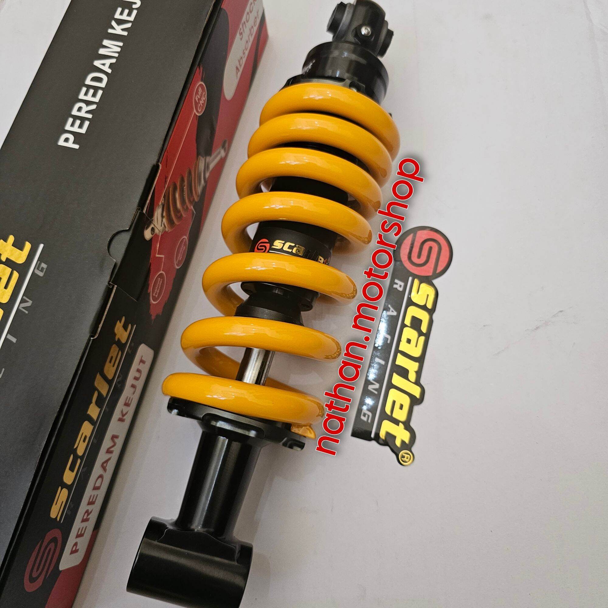 Shock Byson Scarlet Bahan CNC Premium Monoshock Yamaha Byson Scarlet