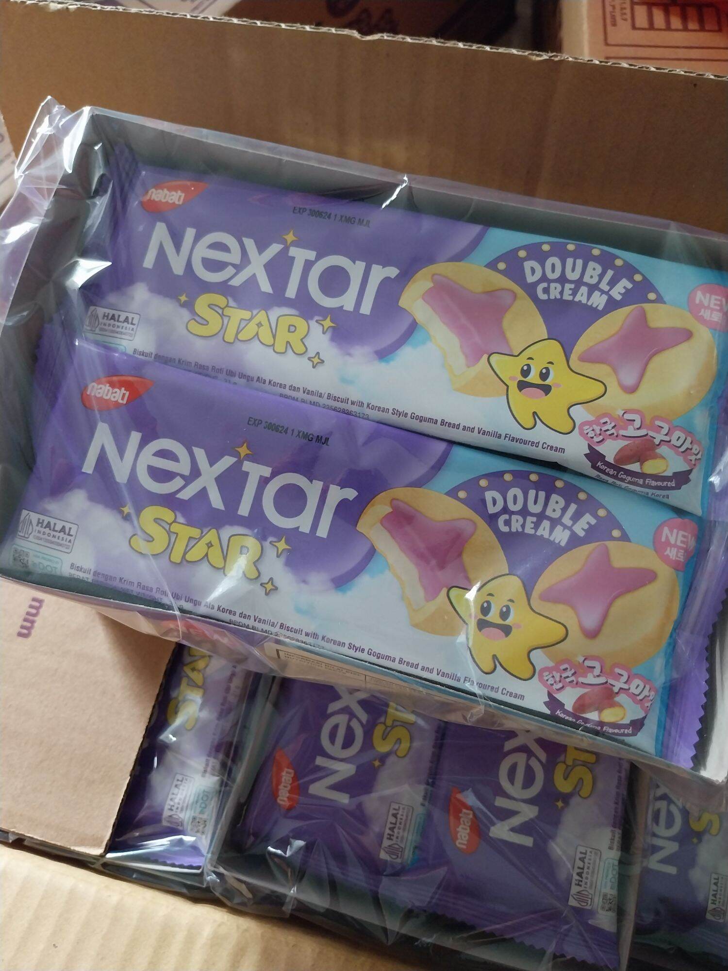 Biskuit Nextar Star Double Cream Korean Goguma Box Pcs Lazada