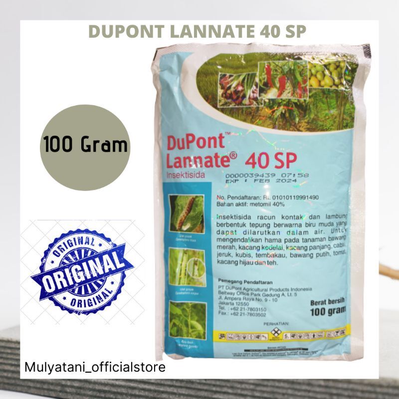 Dupont Lannate Sp Insektisida Gram Original Kemasan Pabrik