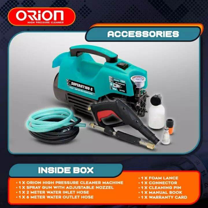 Alat Steam Cuci Motor Mobil Jet Cleaner Orion Superjet S Lazada