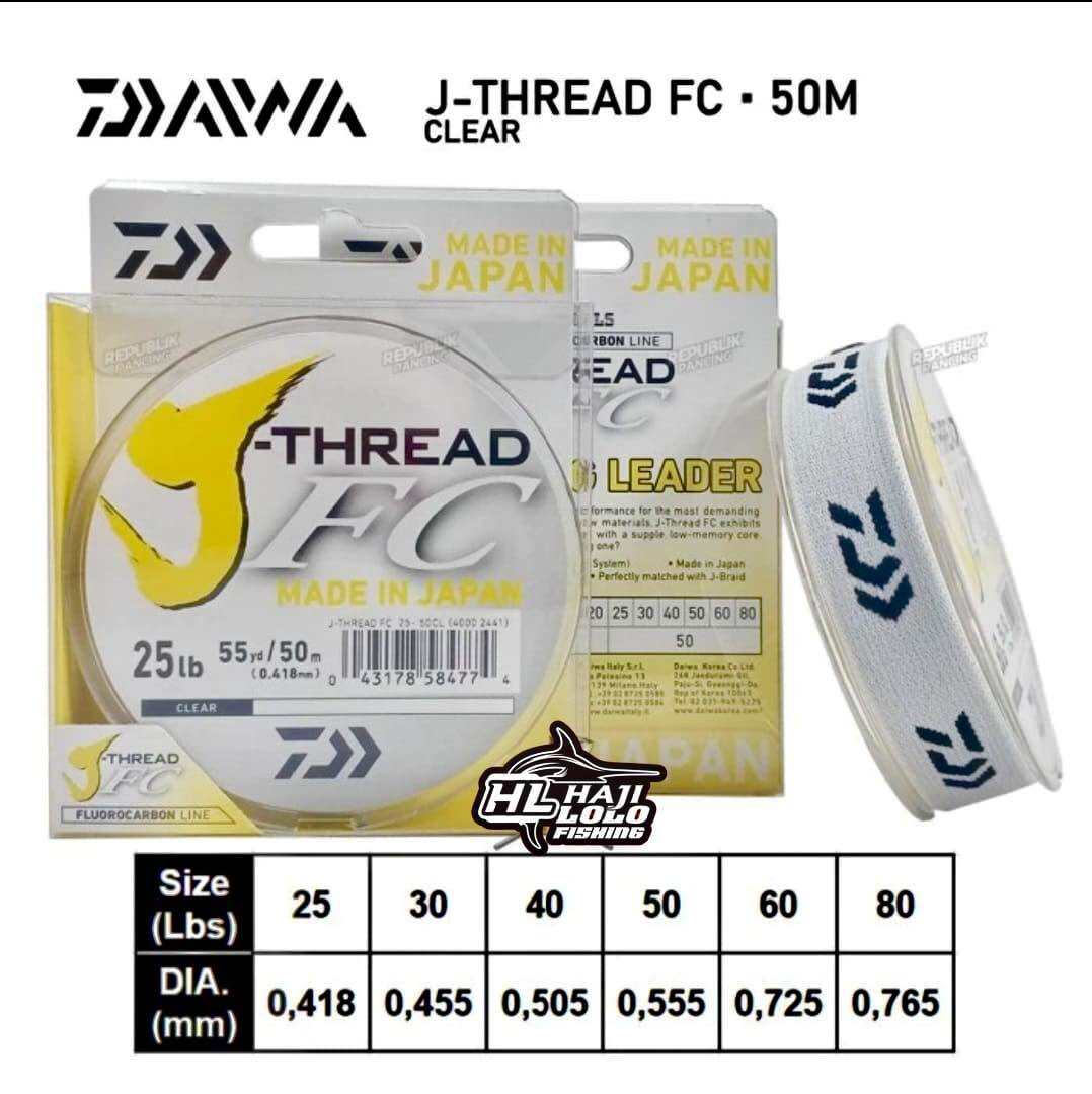 Shock Leader Daiwa J Thread Fluro Carbon Lazada Indonesia