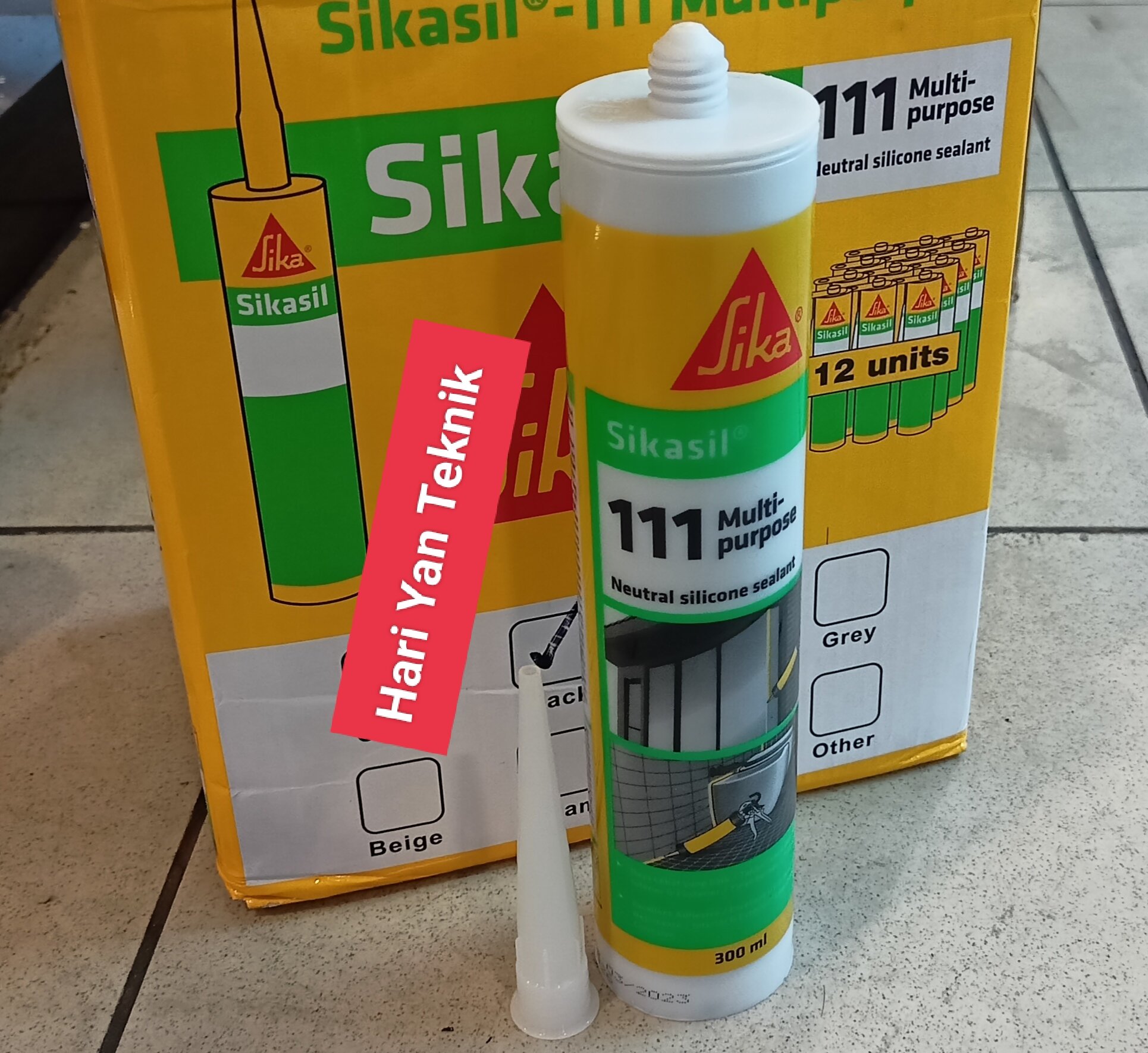 Sikasil Neutral Silicone Sealant Grey Lazada Indonesia