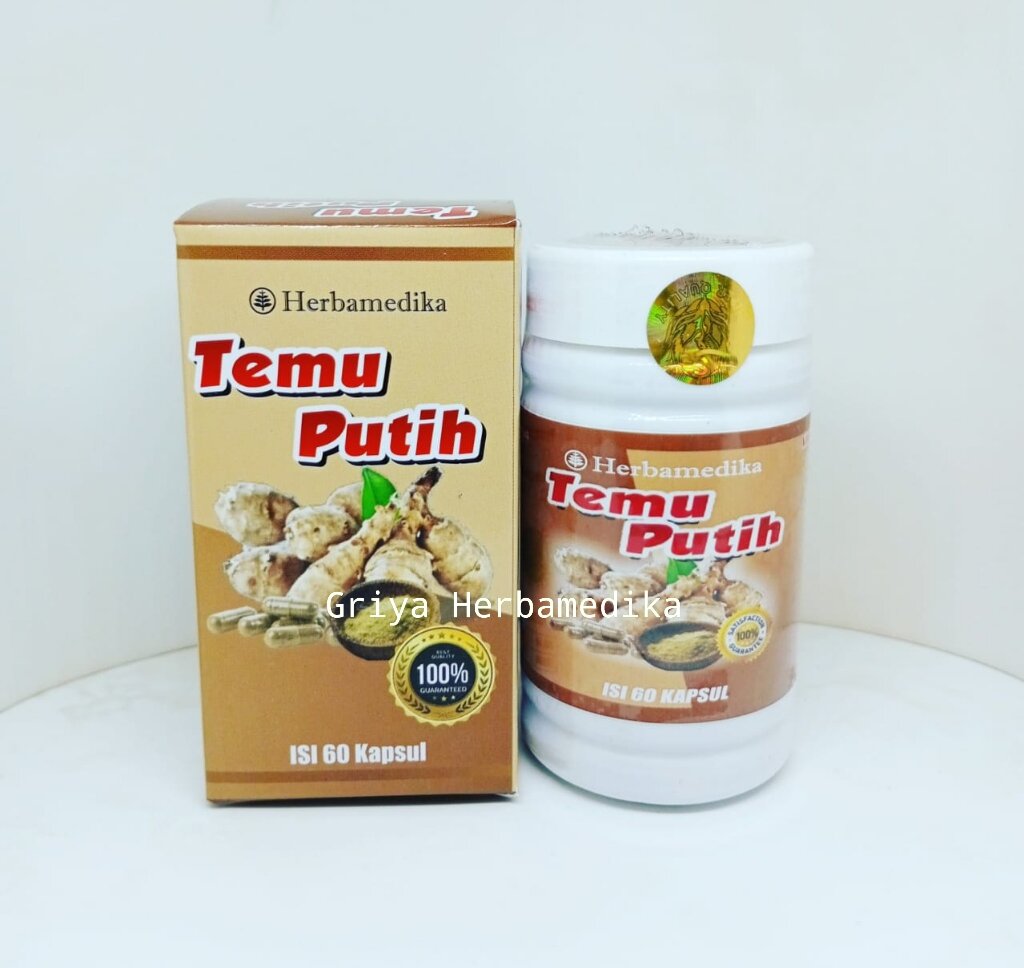 Kapsul Temu Putih Herbamedika Isi 60 Lazada Indonesia