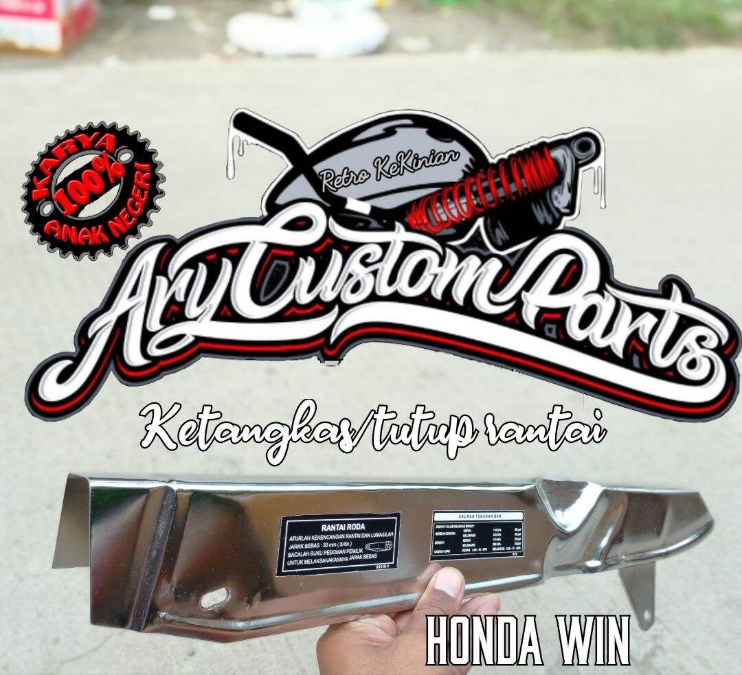 Ketangkas Katangkas Tutup Rantai Honda Win Besi Tebal Lazada Indonesia