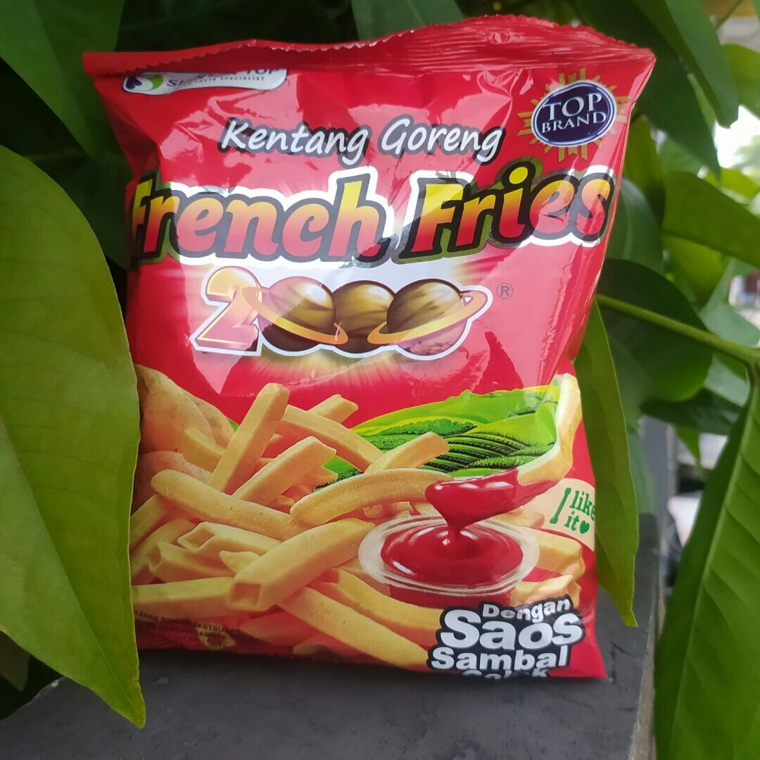 Kentang French Fries 2000 Kemasan 62g Jajanan Ringan Cemilan Lazada