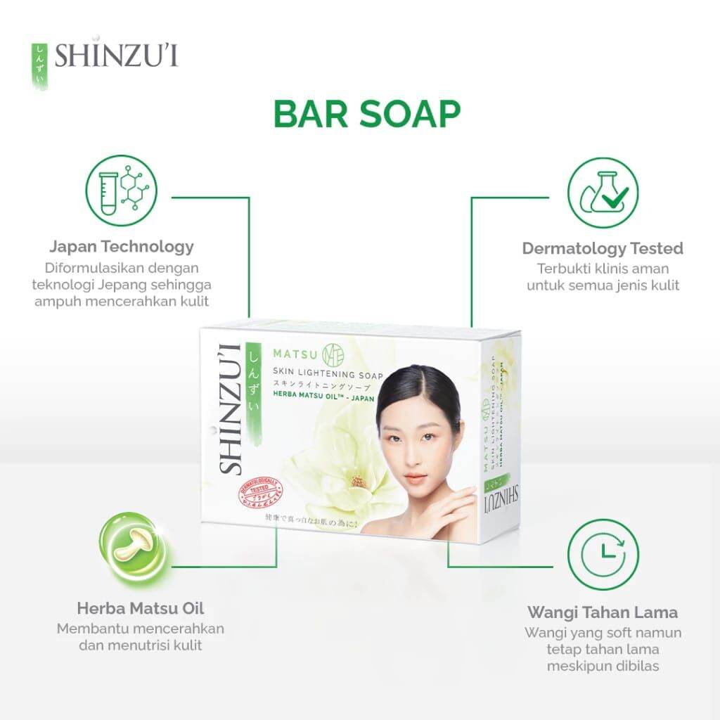 Shinzui Skin Lightening Bar Soap Gr Lazada Indonesia