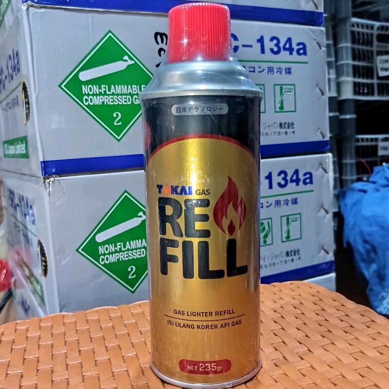 Promo Refill Korek Api Gas Merk Tokai 235Gr Original Isi Ulang Korek