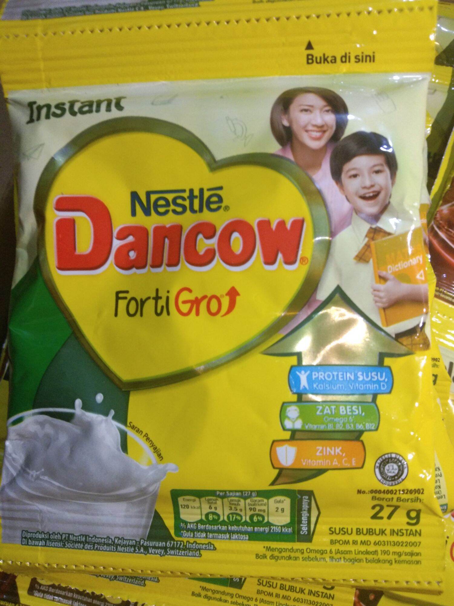 DANCOW FORTIGRO COKLAT DANCOW FORTIGRO INSTANT SACHET Lazada Indonesia