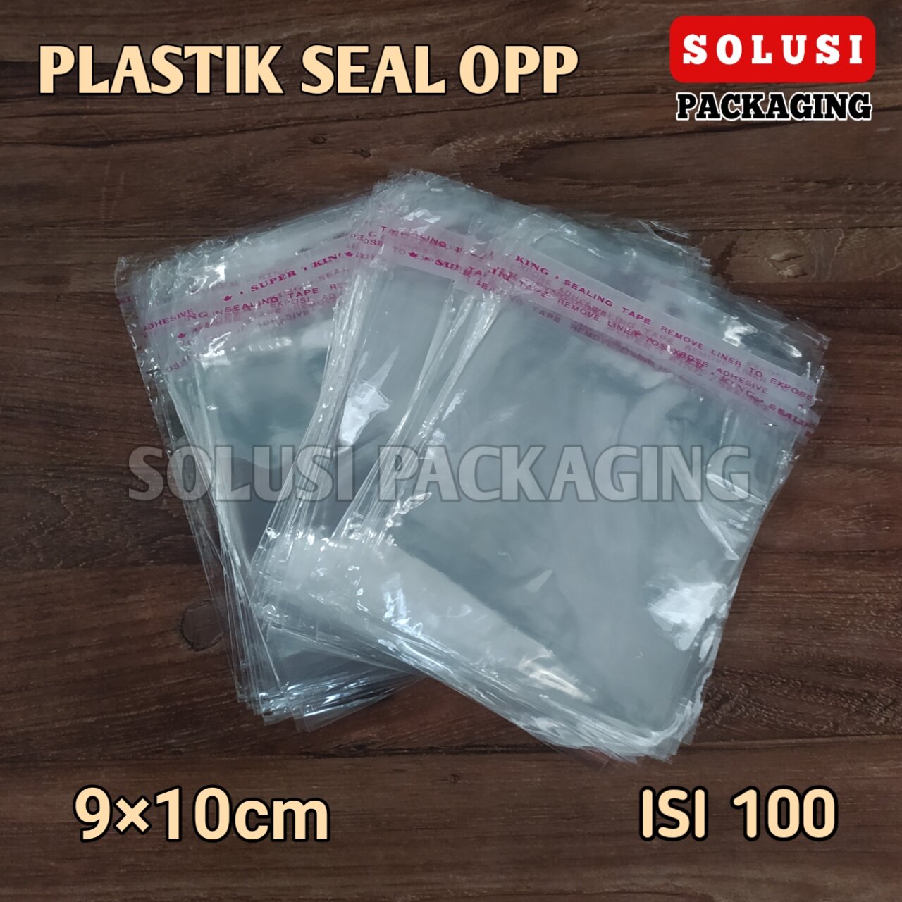 KANTONG 9x10 Cm Platik Opp Lem Perekat Kemasan Souvenir Kue Plastik Opp