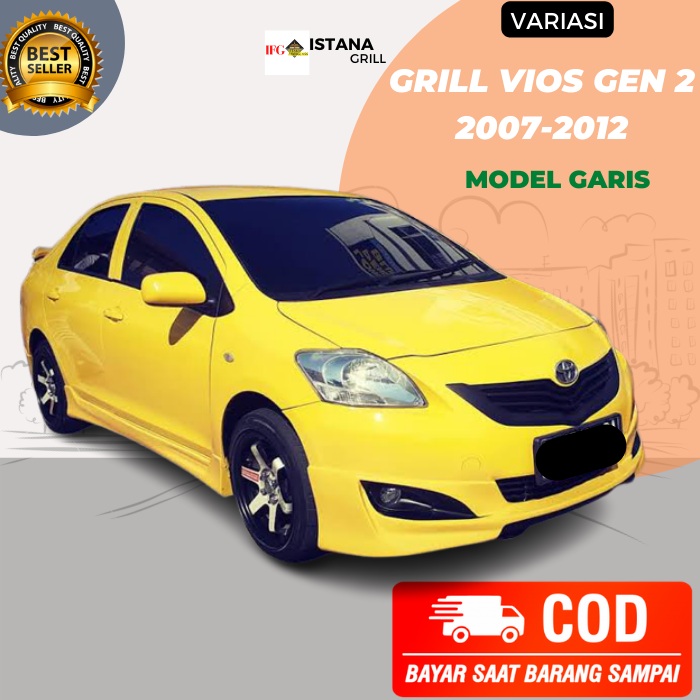 Grill Vios Gen Model Garis Untuk Tahun Lazada Indonesia