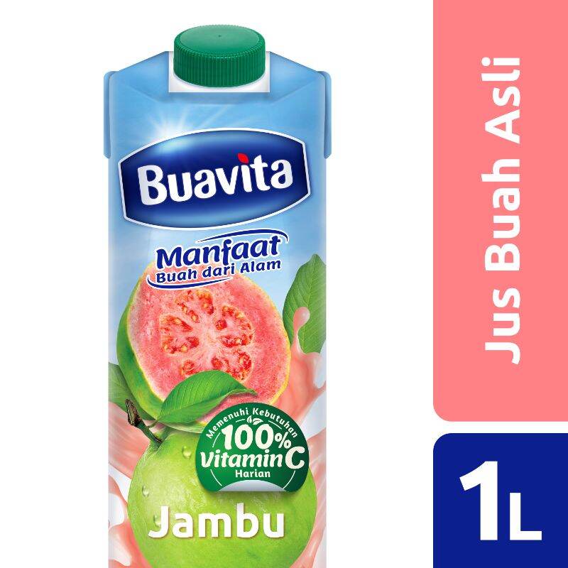 BUAVITA JUS BUAH ASLI JAMBU KAYA VITAMIN C 1000ML Lazada Indonesia