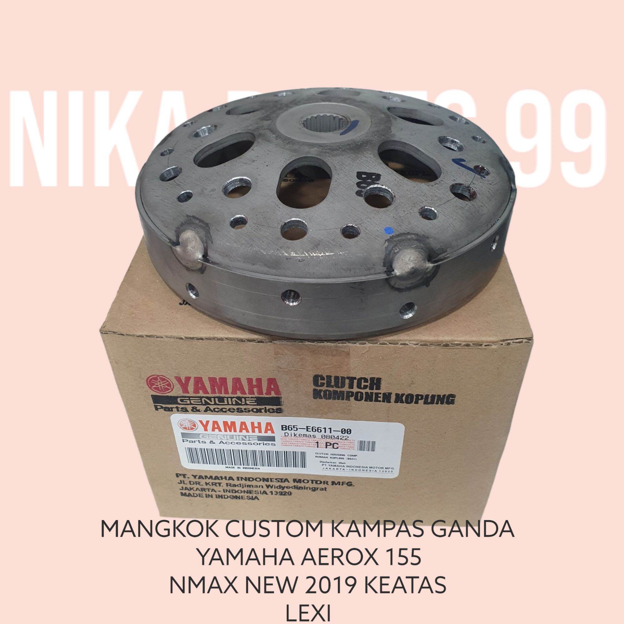 Mangkok Kampas Ganda Custom Aerox 155 Lexi NMAX New 2019 Bahan