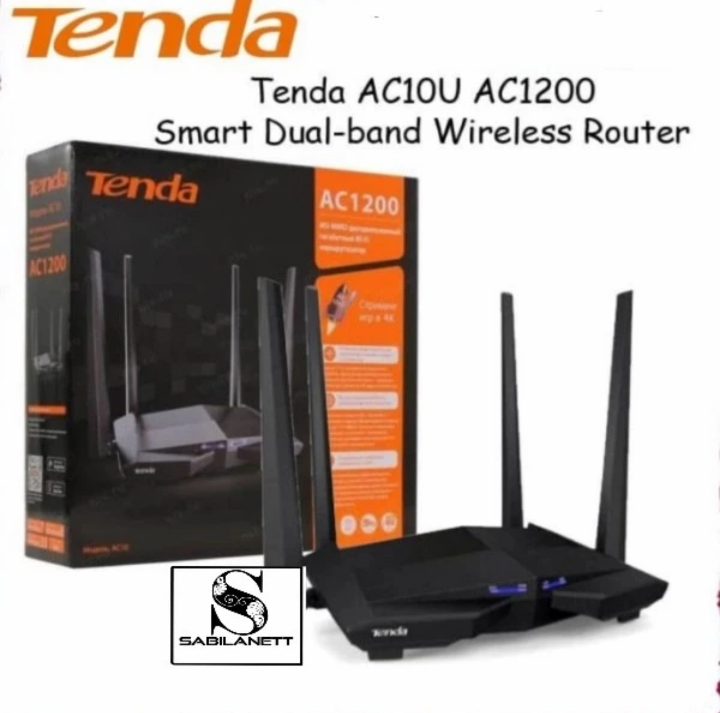 TENDA AC10U AC1200 Smart Dual Band Gigabyte Wireless Router Lazada