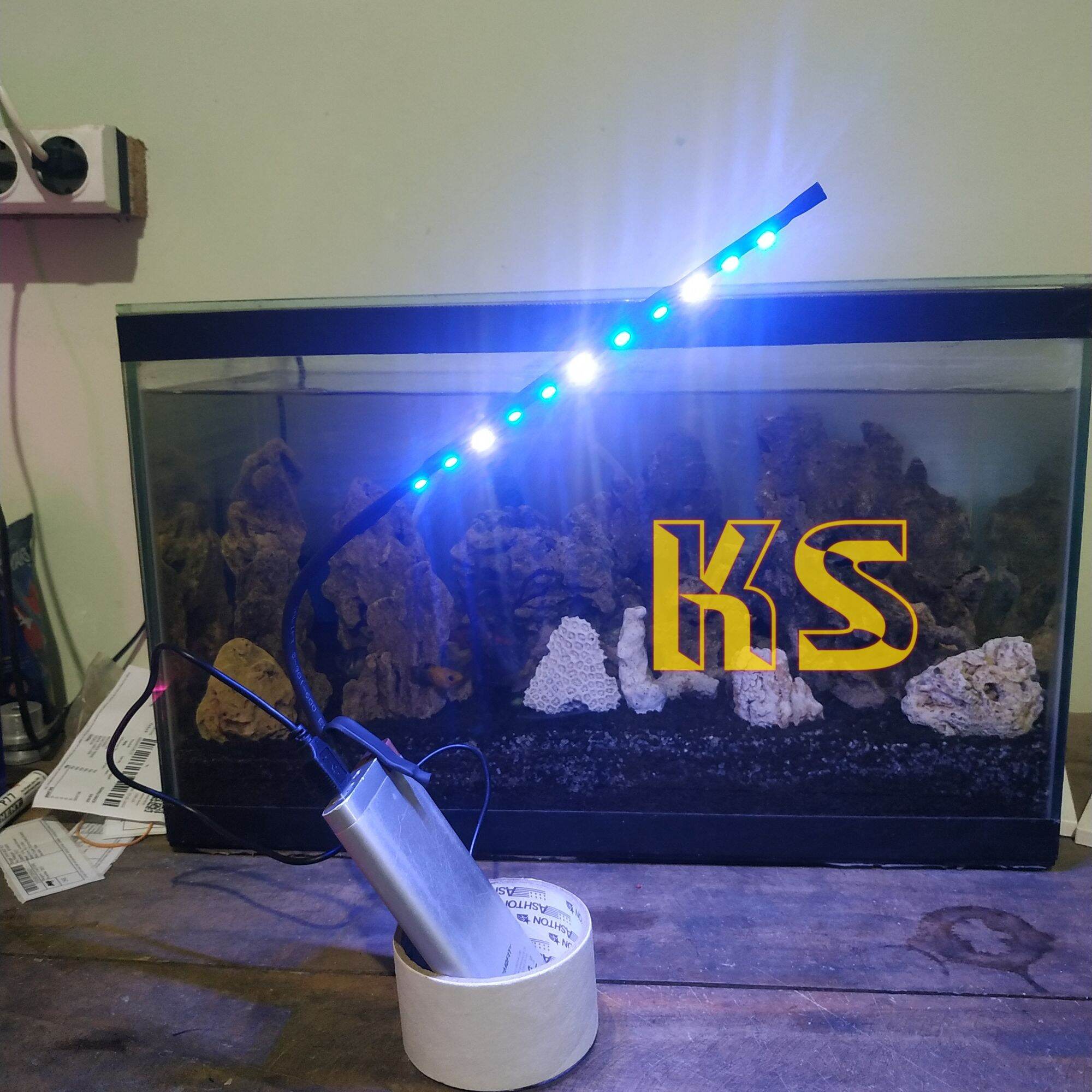 Lampu Aquarium Mata Lampu Led Smd Biru Putih Biru Lampu Ikan Hias