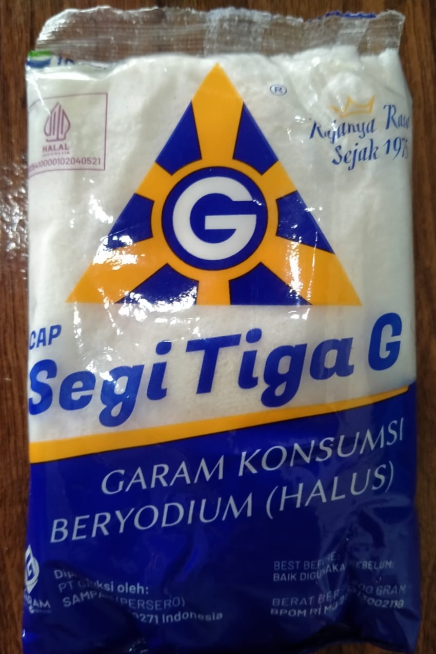 Garam Halus Cap Segitiga G Isi 200 Gram Lazada Indonesia