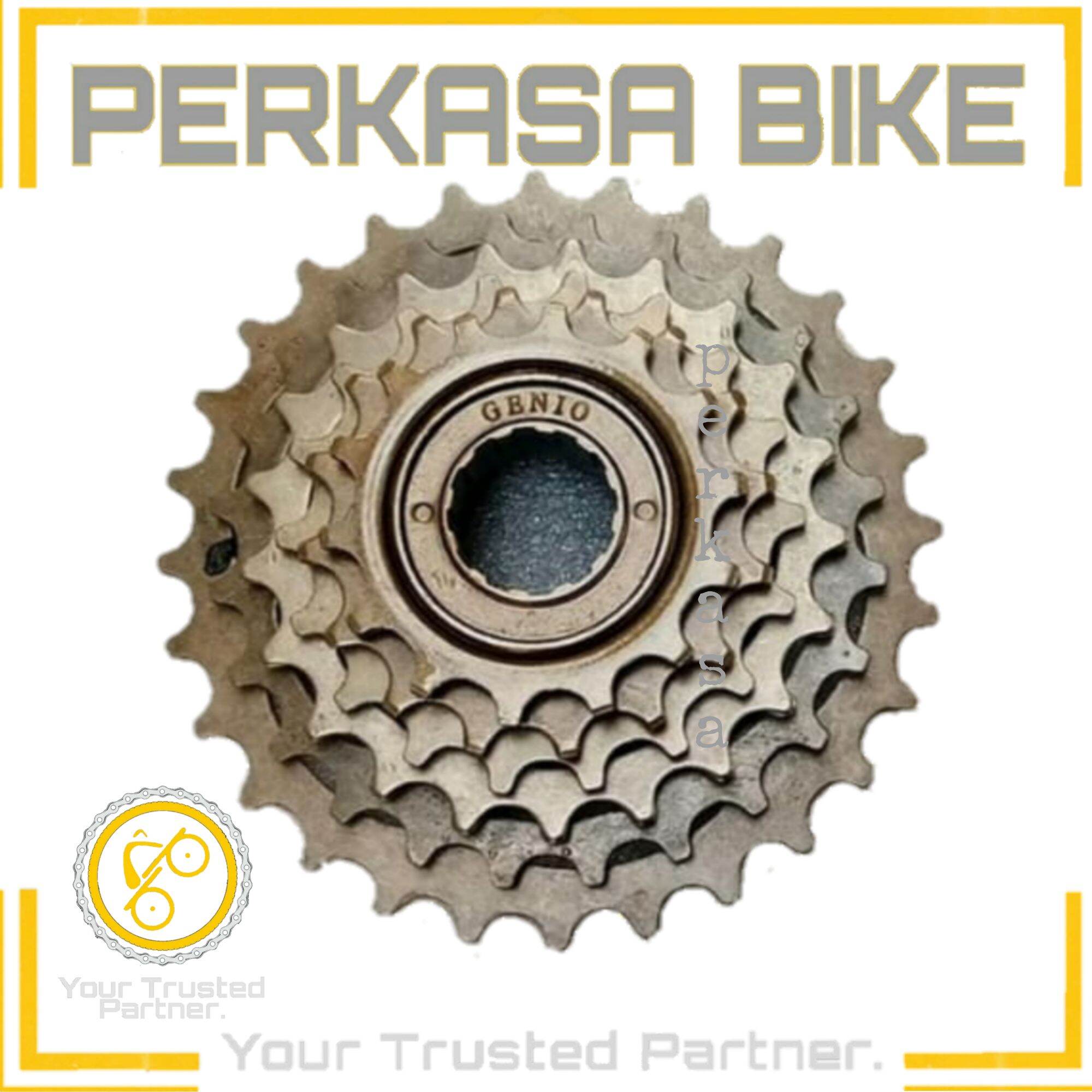 FREEWHEEL GENIO 601 6 SPEED DRAT ULIR SPROCKET 6 SUSUN PERKASABIKE