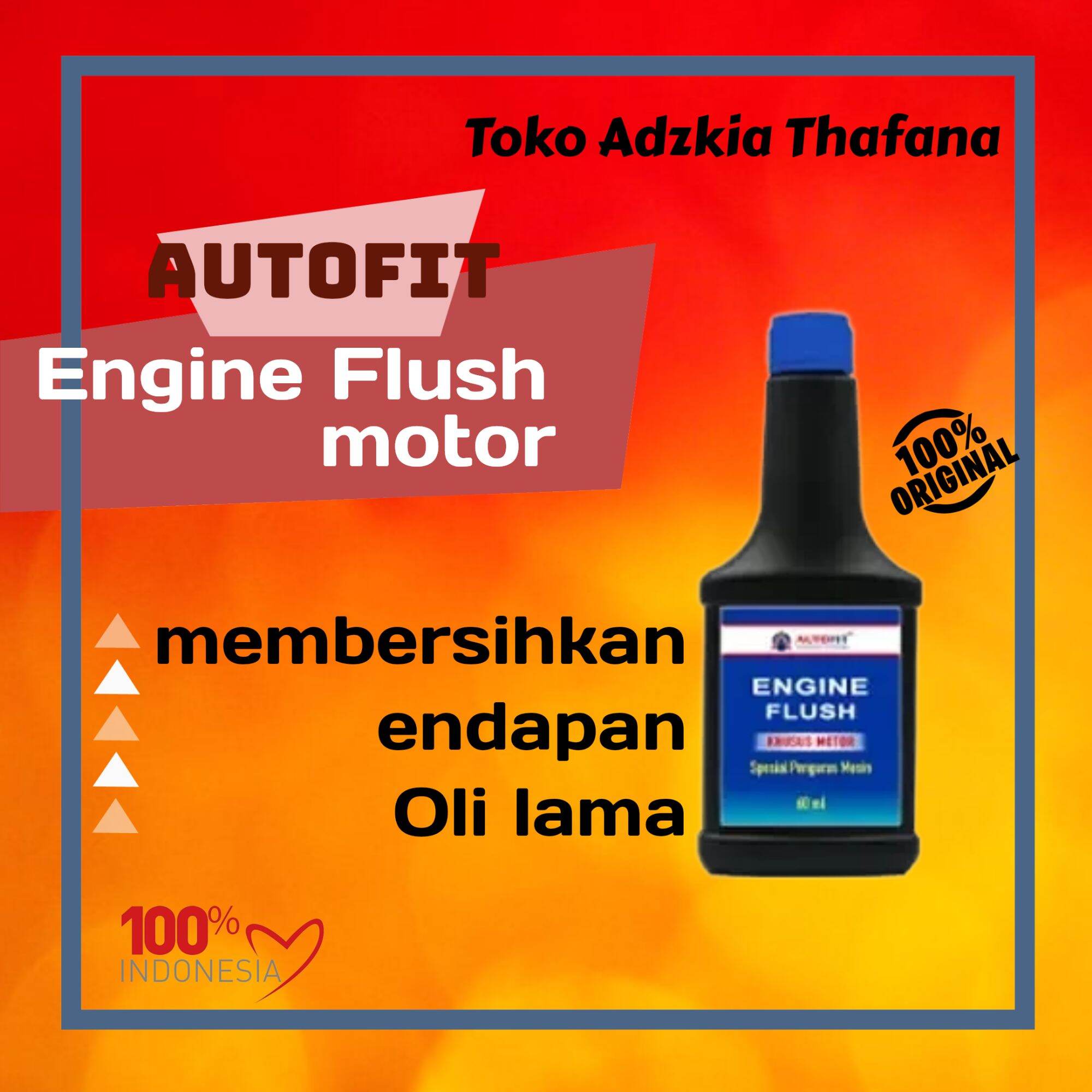 Engine Flush Oli Mesin Motor Matik Autofit 50ml Cairan Gurah Pembersih