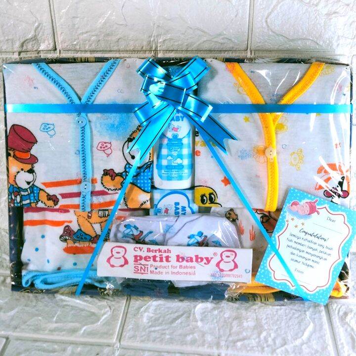 KADO BAYI FREE KARTU UCAPAN HAMPERS BAYI KADO JENGUK BAYI BAJU BAYI