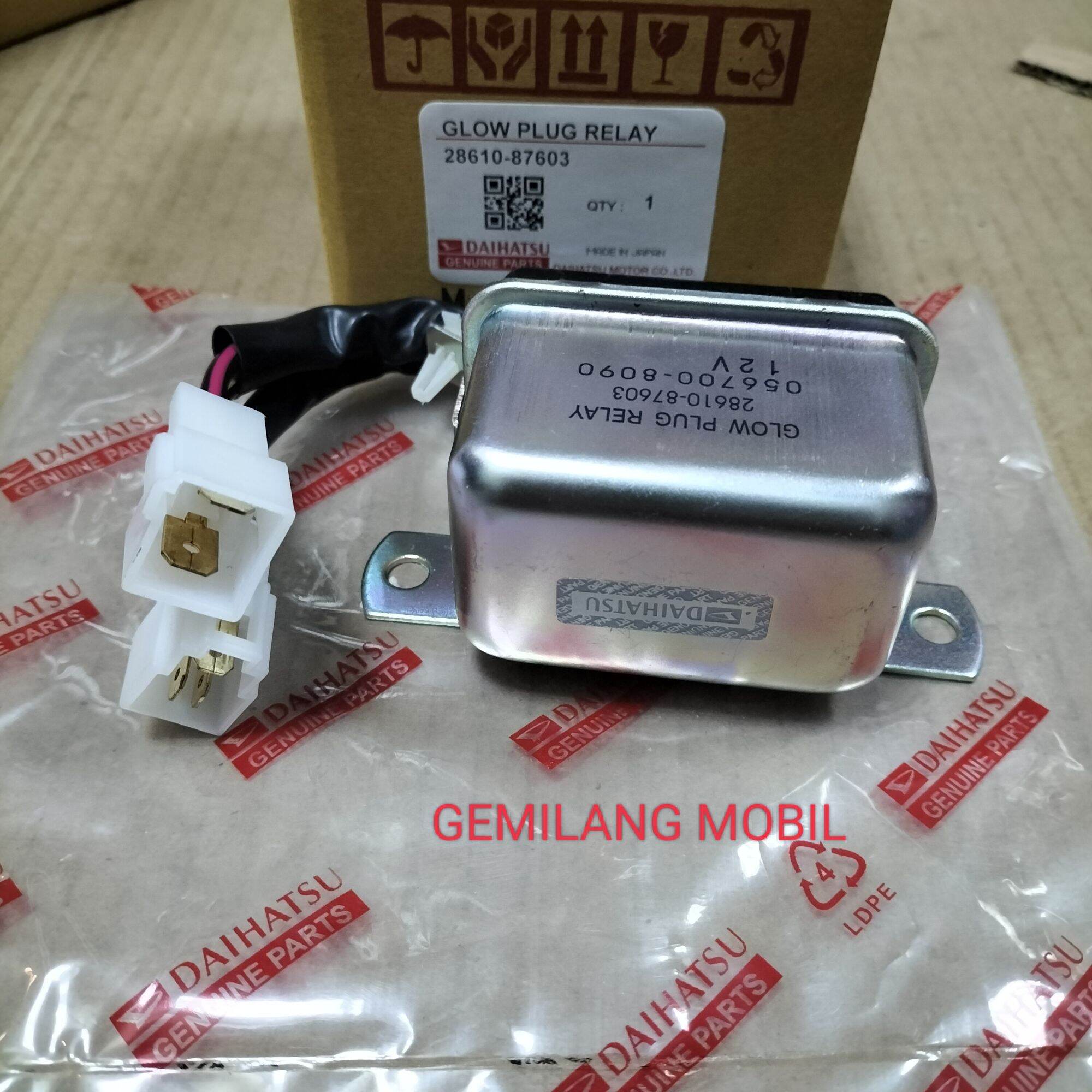 RELAY GLOW PLUG RELAY PEMANAS DAIHATSU F70 TAFT GT HILINE ORIGINAL