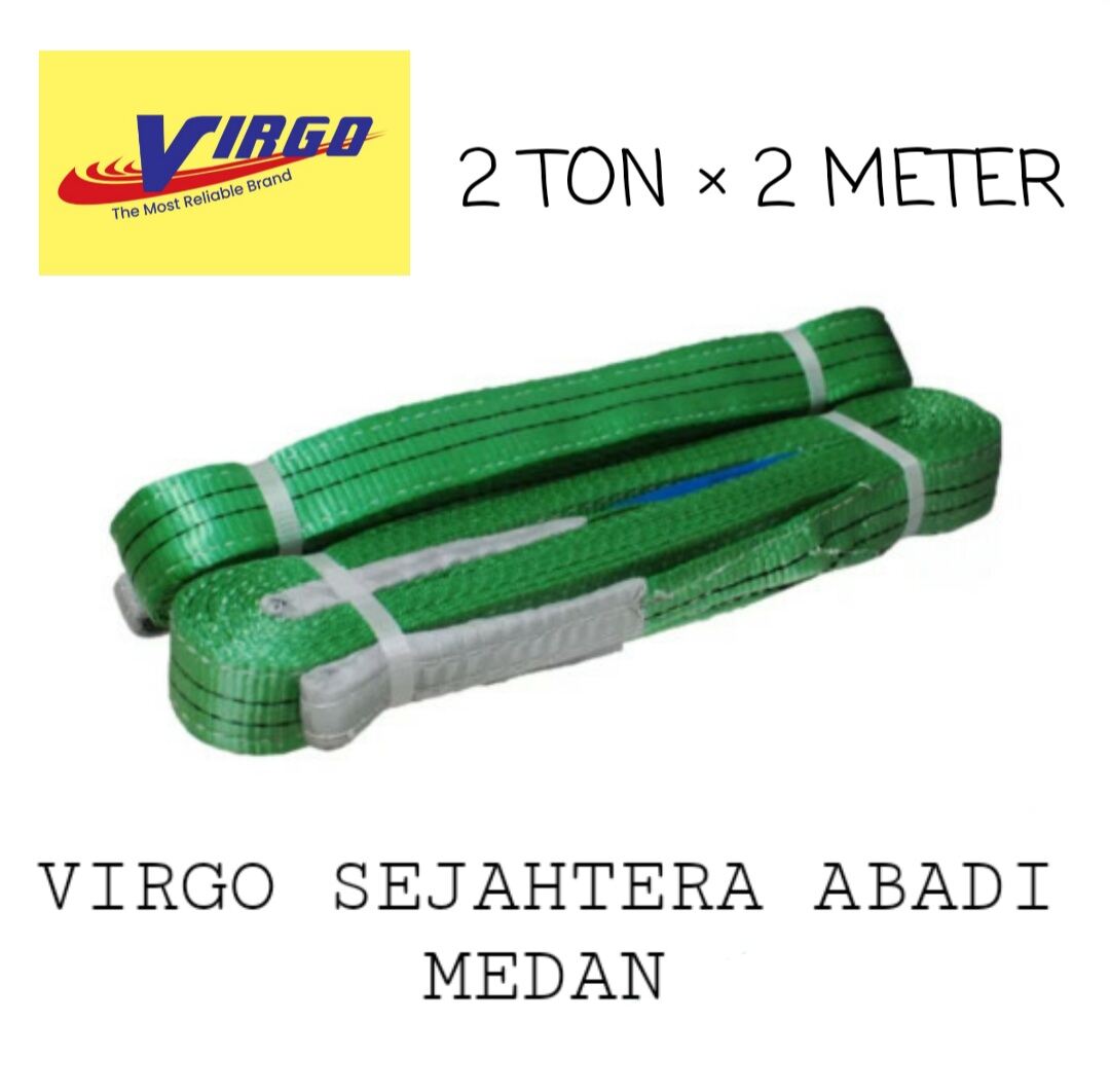 WEBBING WEBING SLING BELT 2 TON X 2 METER TALI SABUK ANGKAT BARANG 2T