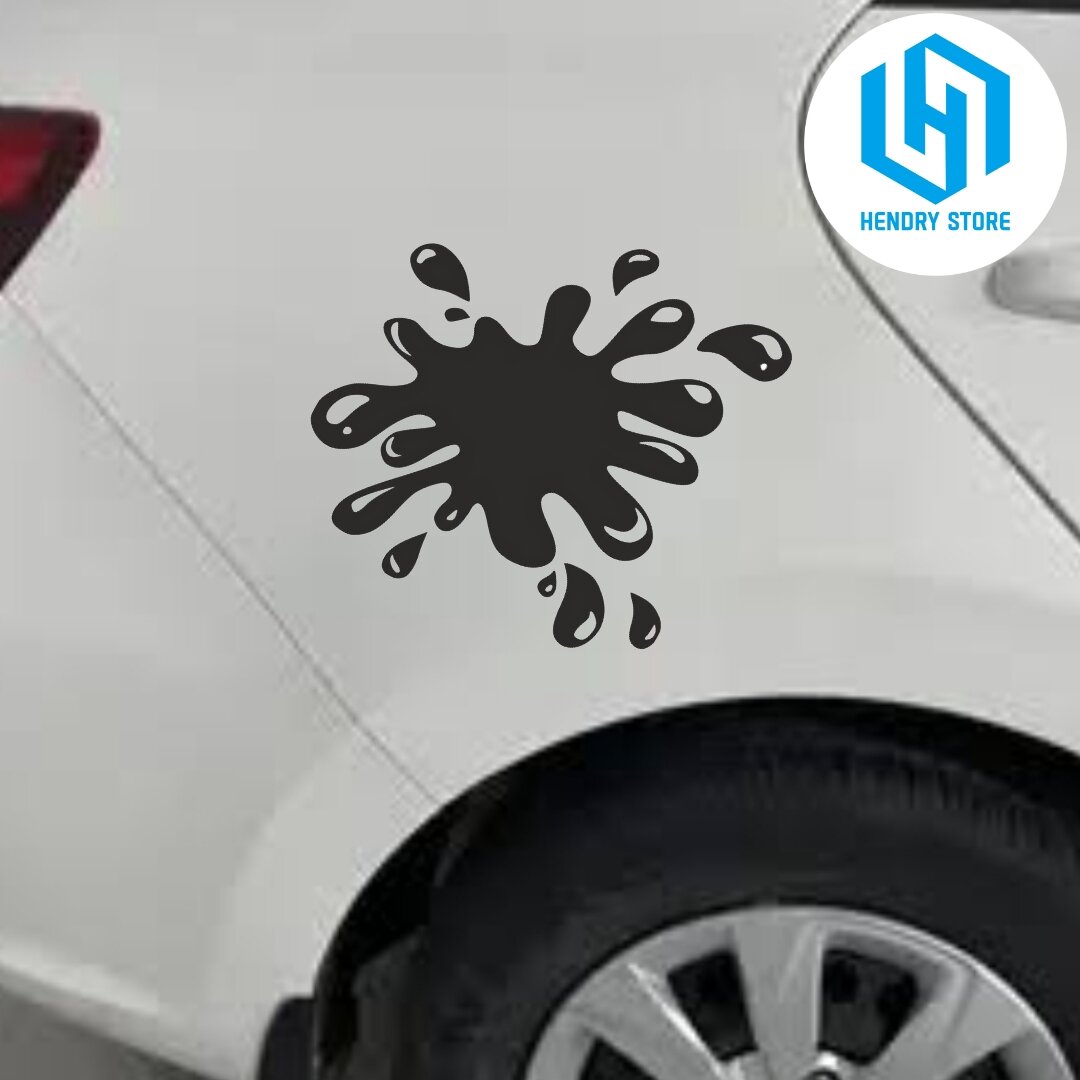 Cutting Sticker Splash Slime Cipratan Penutup Lecet Baret Body Mobil