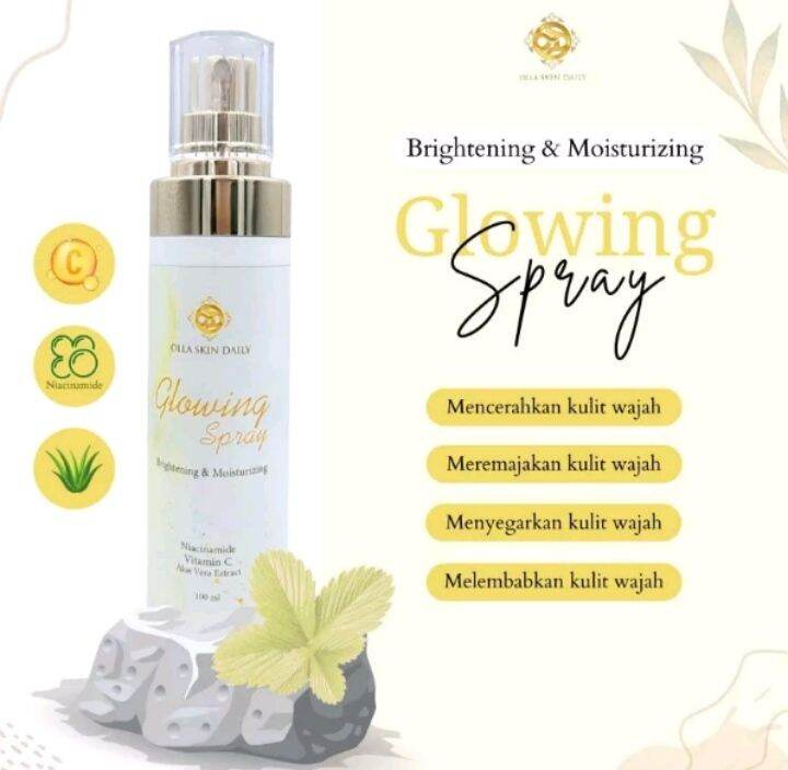 Glowing Spray Olla Skin Daily Face Mist Osd Lazada Indonesia